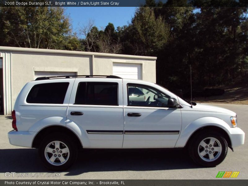 Bright White / Dark/Light Slate Gray 2008 Dodge Durango SLT