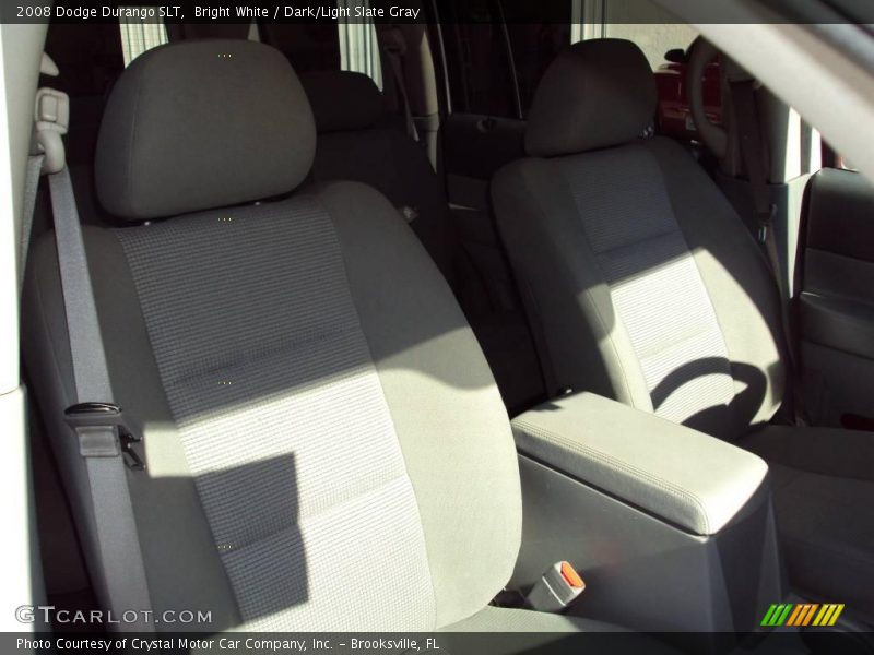 Bright White / Dark/Light Slate Gray 2008 Dodge Durango SLT