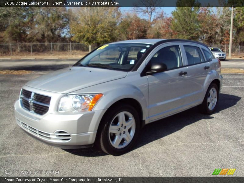 Bright Silver Metallic / Dark Slate Gray 2008 Dodge Caliber SXT