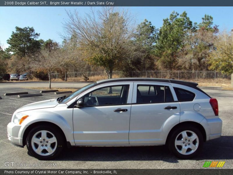 Bright Silver Metallic / Dark Slate Gray 2008 Dodge Caliber SXT