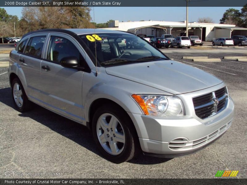 Bright Silver Metallic / Dark Slate Gray 2008 Dodge Caliber SXT