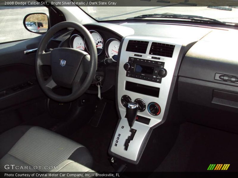 Bright Silver Metallic / Dark Slate Gray 2008 Dodge Caliber SXT