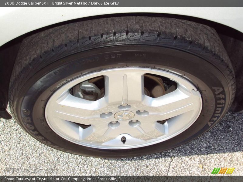 Bright Silver Metallic / Dark Slate Gray 2008 Dodge Caliber SXT