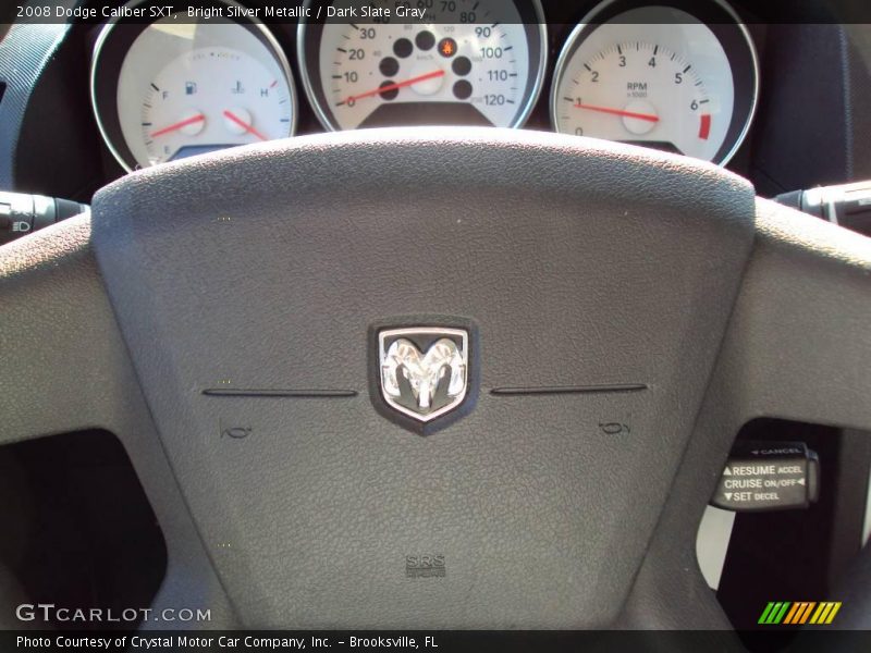 Bright Silver Metallic / Dark Slate Gray 2008 Dodge Caliber SXT