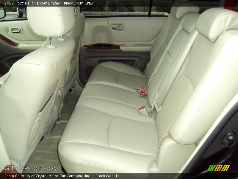 Black / Ash Gray 2007 Toyota Highlander Limited