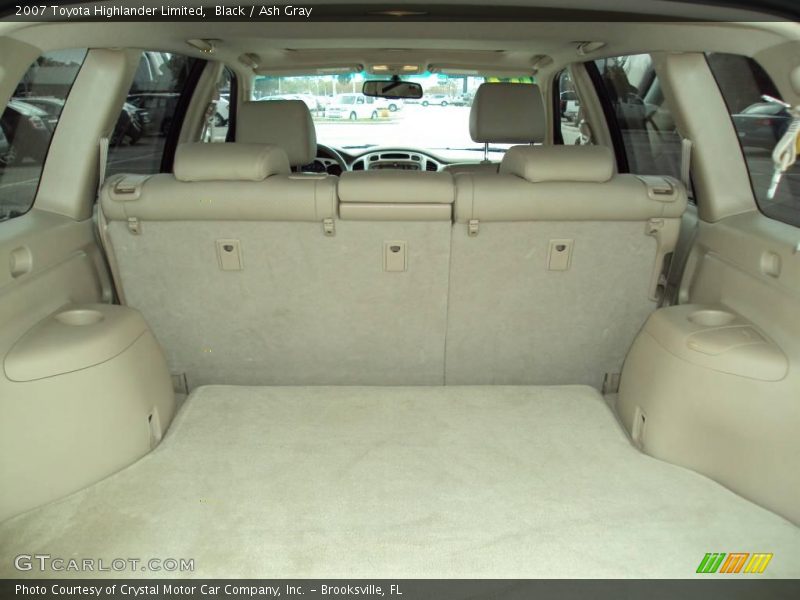 Black / Ash Gray 2007 Toyota Highlander Limited