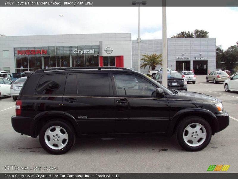 Black / Ash Gray 2007 Toyota Highlander Limited
