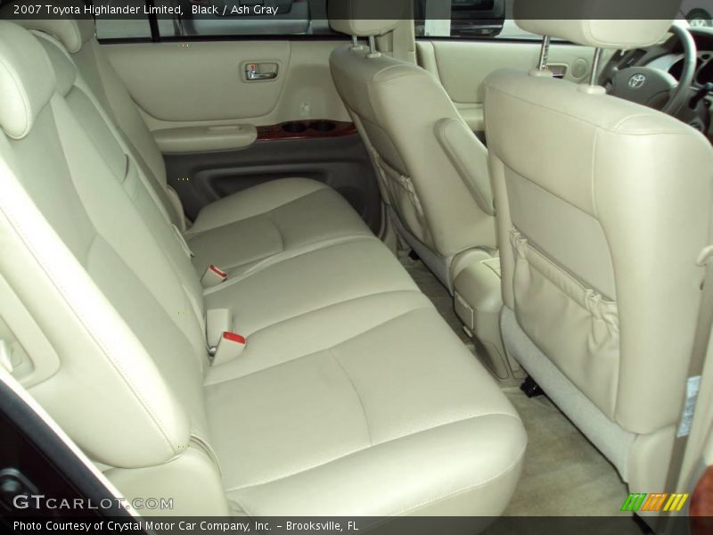 Black / Ash Gray 2007 Toyota Highlander Limited
