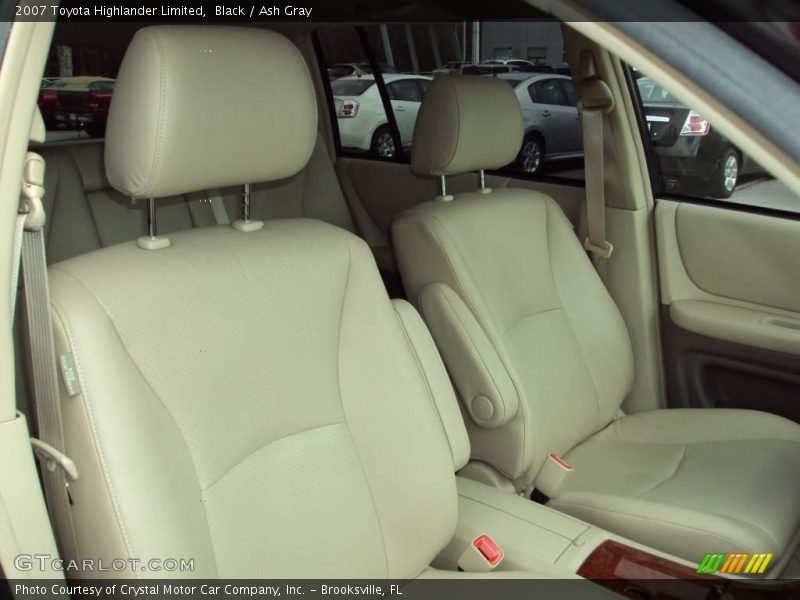 Black / Ash Gray 2007 Toyota Highlander Limited
