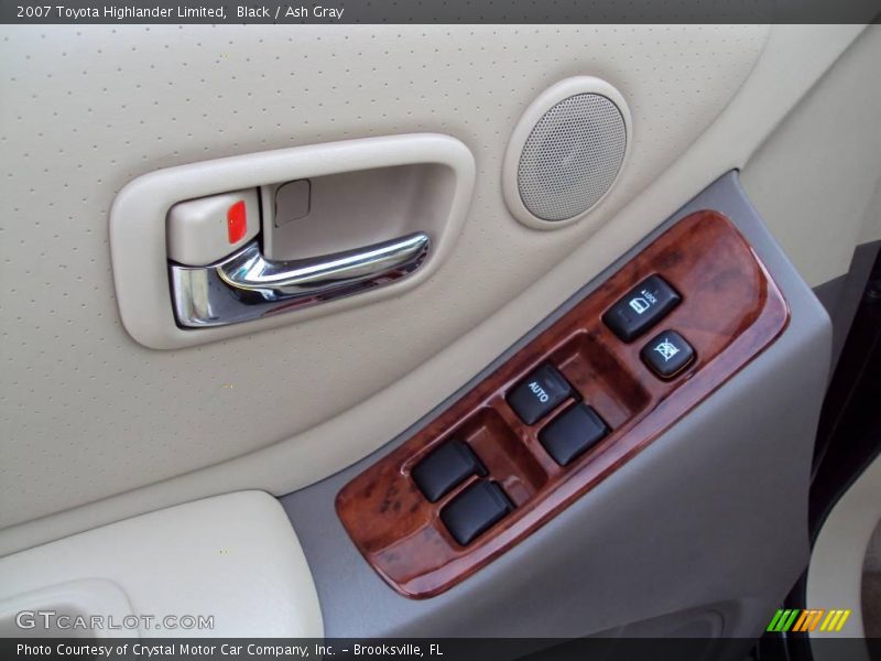 Black / Ash Gray 2007 Toyota Highlander Limited