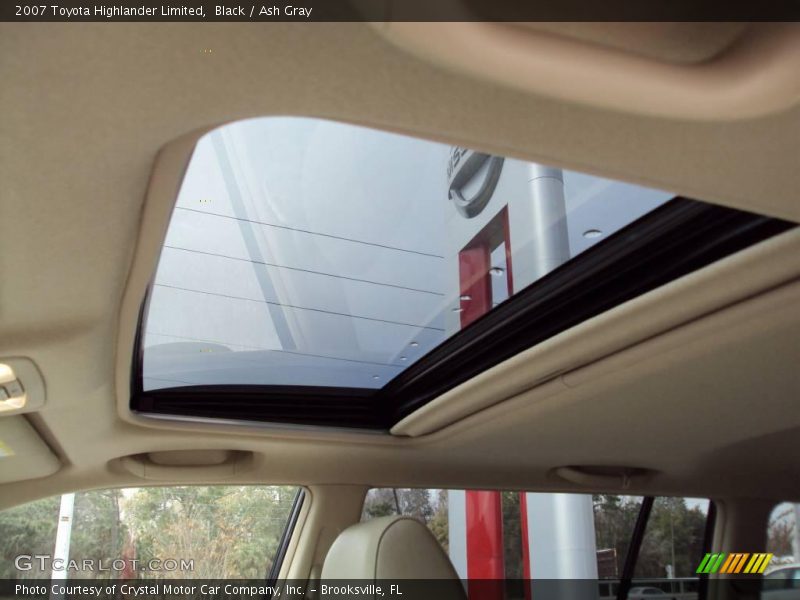 Black / Ash Gray 2007 Toyota Highlander Limited