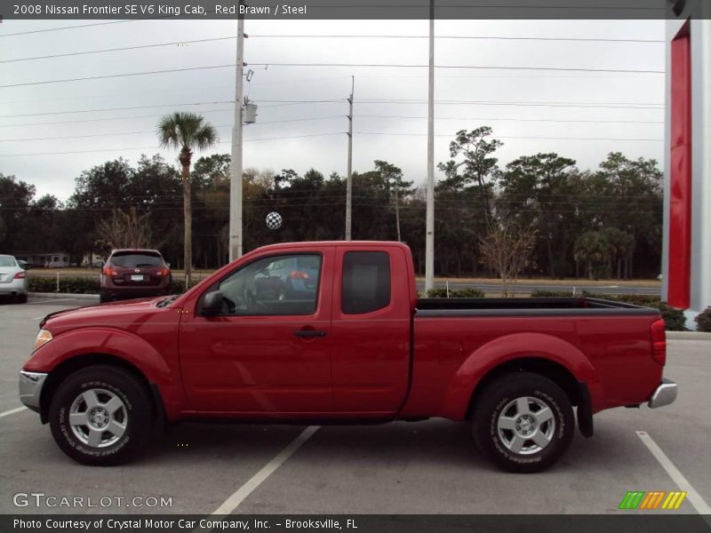 Red Brawn / Steel 2008 Nissan Frontier SE V6 King Cab