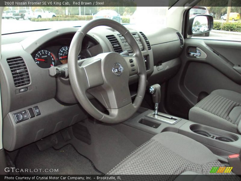 Red Brawn / Steel 2008 Nissan Frontier SE V6 King Cab