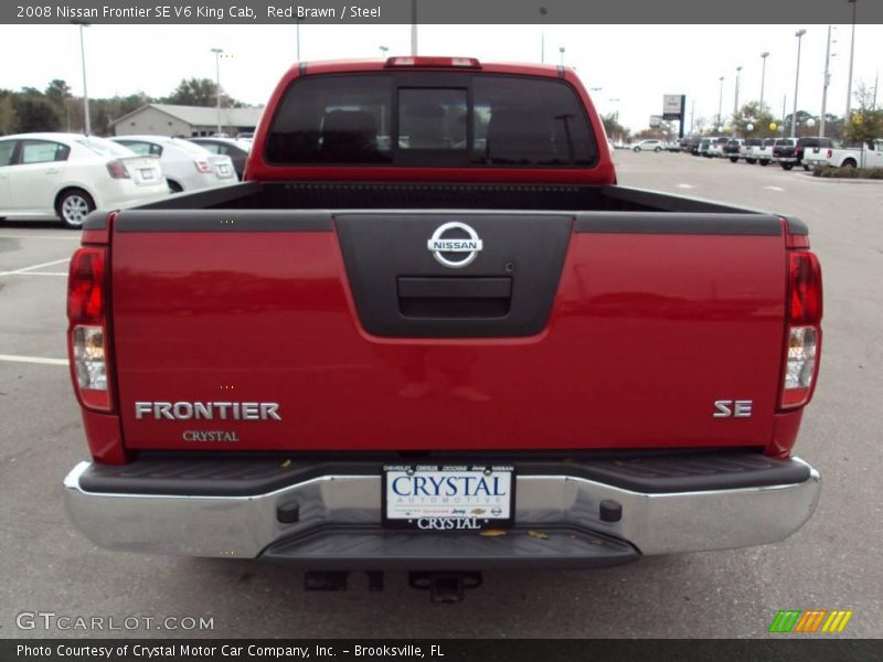 Red Brawn / Steel 2008 Nissan Frontier SE V6 King Cab