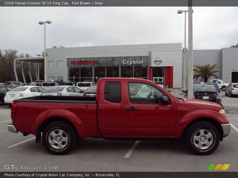 Red Brawn / Steel 2008 Nissan Frontier SE V6 King Cab