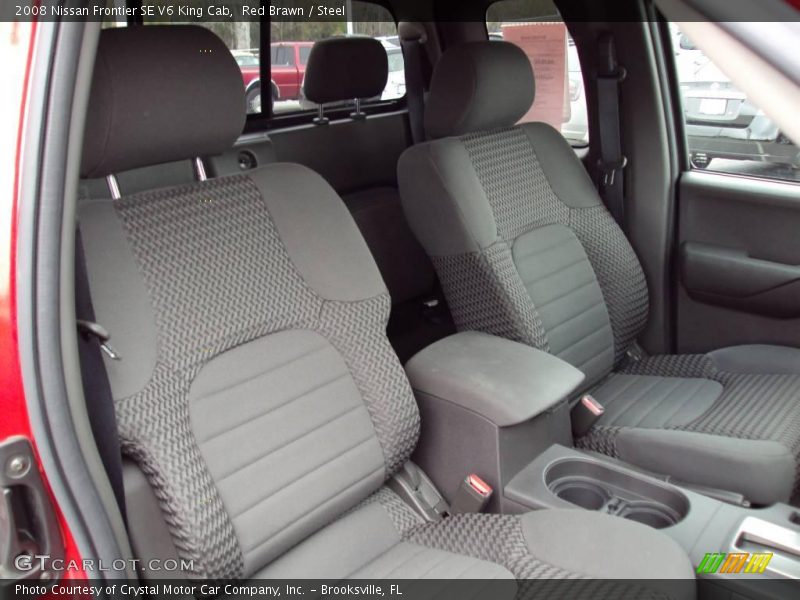 Red Brawn / Steel 2008 Nissan Frontier SE V6 King Cab
