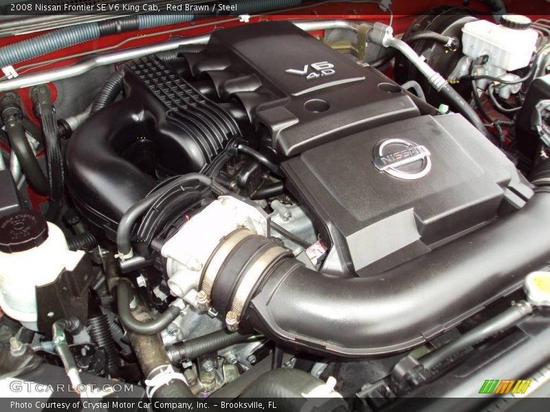 Red Brawn / Steel 2008 Nissan Frontier SE V6 King Cab