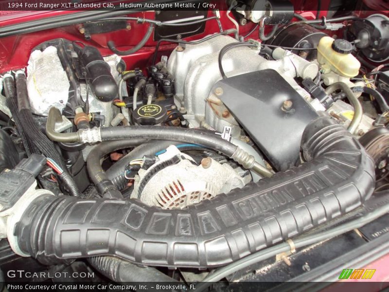 Medium Aubergine Metallic / Grey 1994 Ford Ranger XLT Extended Cab