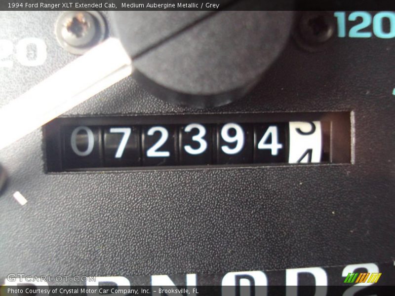 Medium Aubergine Metallic / Grey 1994 Ford Ranger XLT Extended Cab