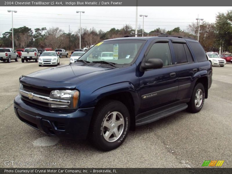Indigo Blue Metallic / Dark Pewter 2004 Chevrolet TrailBlazer LS 4x4