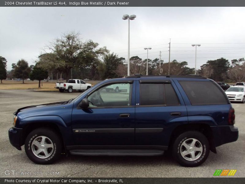 Indigo Blue Metallic / Dark Pewter 2004 Chevrolet TrailBlazer LS 4x4