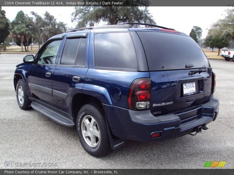 Indigo Blue Metallic / Dark Pewter 2004 Chevrolet TrailBlazer LS 4x4