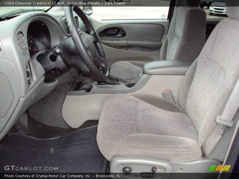 Indigo Blue Metallic / Dark Pewter 2004 Chevrolet TrailBlazer LS 4x4