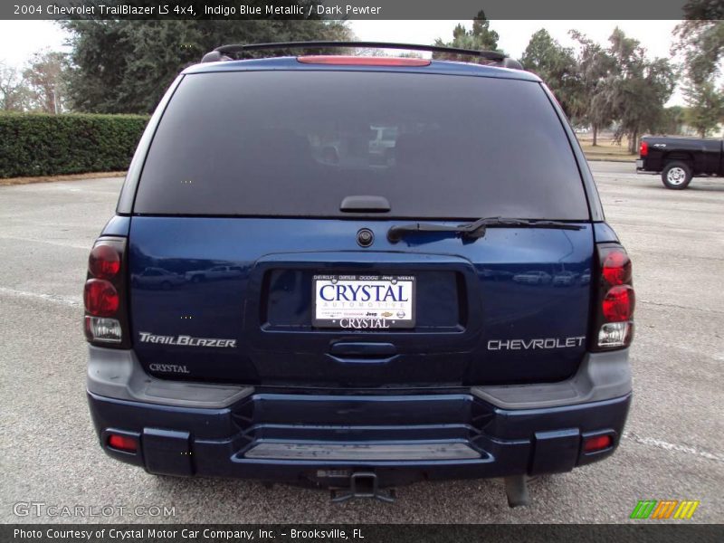 Indigo Blue Metallic / Dark Pewter 2004 Chevrolet TrailBlazer LS 4x4
