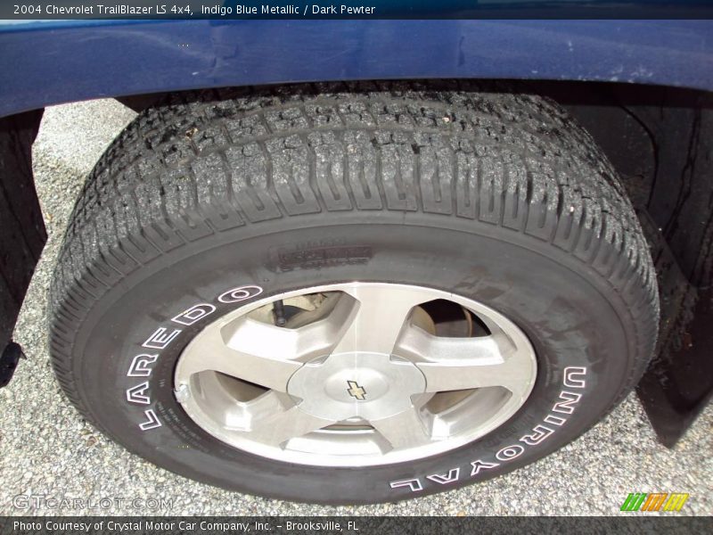 Indigo Blue Metallic / Dark Pewter 2004 Chevrolet TrailBlazer LS 4x4