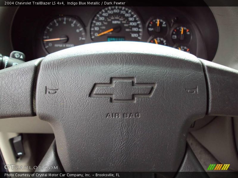 Indigo Blue Metallic / Dark Pewter 2004 Chevrolet TrailBlazer LS 4x4
