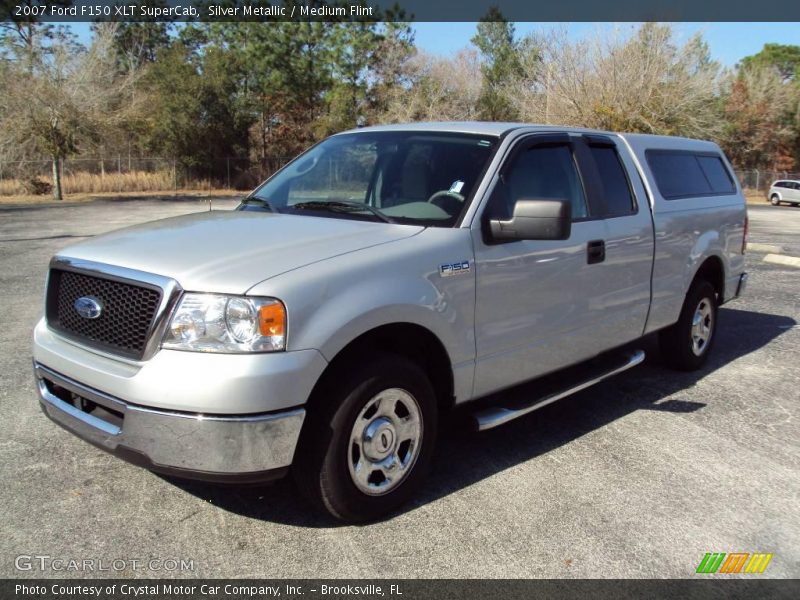 Silver Metallic / Medium Flint 2007 Ford F150 XLT SuperCab