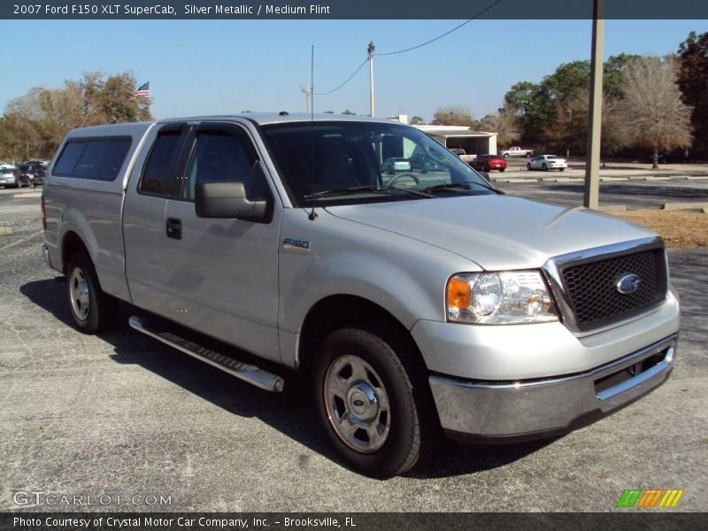 Silver Metallic / Medium Flint 2007 Ford F150 XLT SuperCab