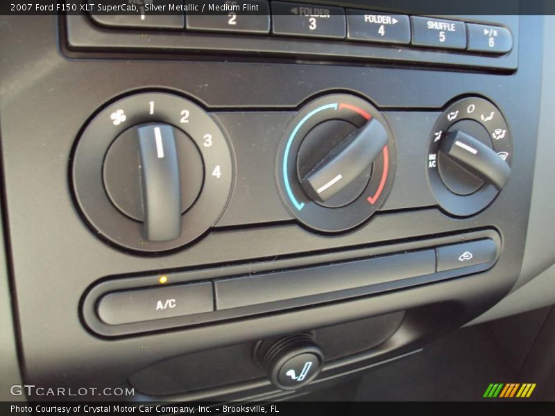 Silver Metallic / Medium Flint 2007 Ford F150 XLT SuperCab