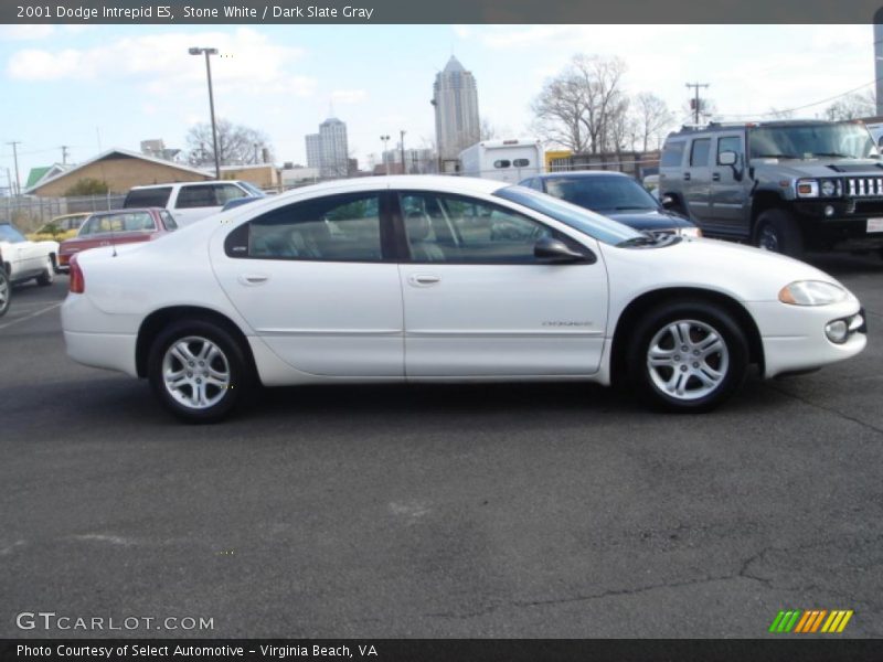 Stone White / Dark Slate Gray 2001 Dodge Intrepid ES