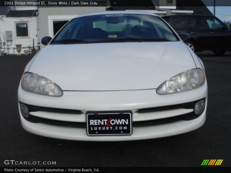 Stone White / Dark Slate Gray 2001 Dodge Intrepid ES
