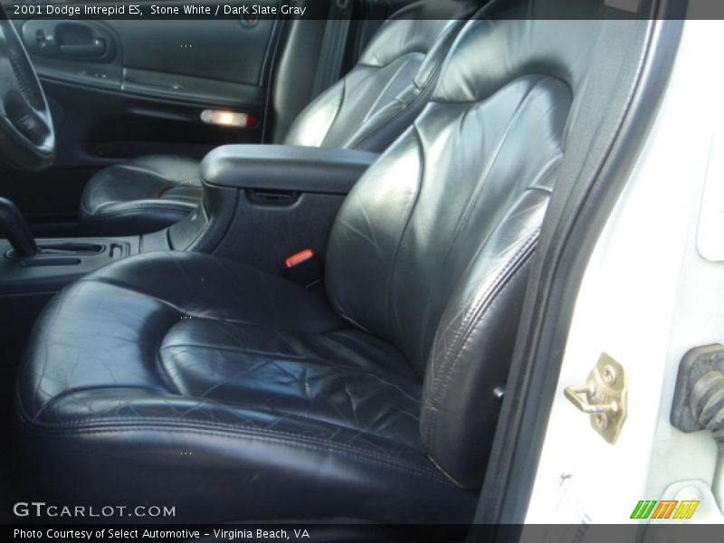 Stone White / Dark Slate Gray 2001 Dodge Intrepid ES