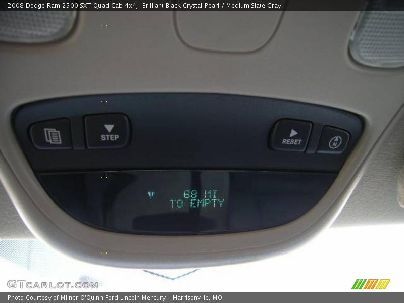 Brilliant Black Crystal Pearl / Medium Slate Gray 2008 Dodge Ram 2500 SXT Quad Cab 4x4
