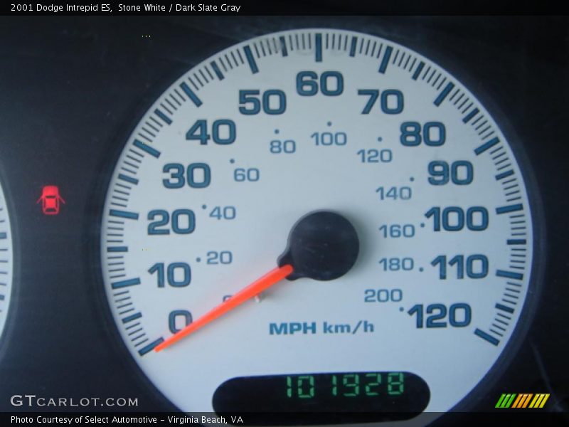 Stone White / Dark Slate Gray 2001 Dodge Intrepid ES