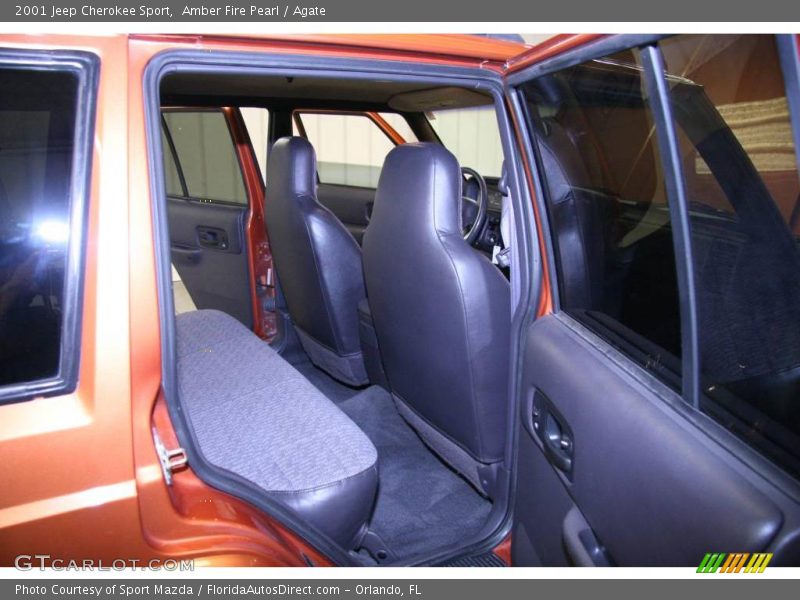 Amber Fire Pearl / Agate 2001 Jeep Cherokee Sport