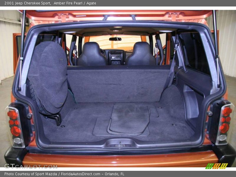 Amber Fire Pearl / Agate 2001 Jeep Cherokee Sport