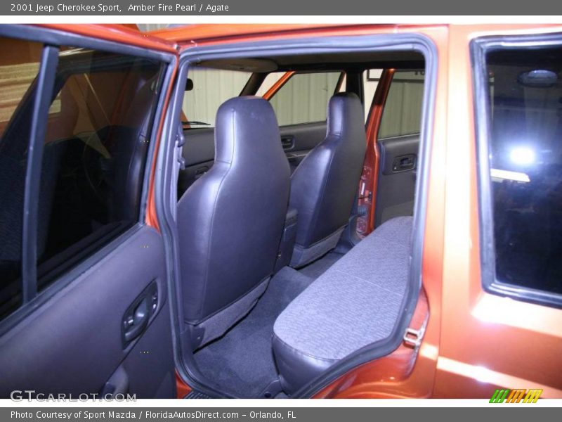 Amber Fire Pearl / Agate 2001 Jeep Cherokee Sport