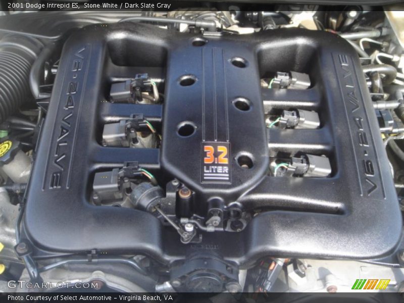 Stone White / Dark Slate Gray 2001 Dodge Intrepid ES