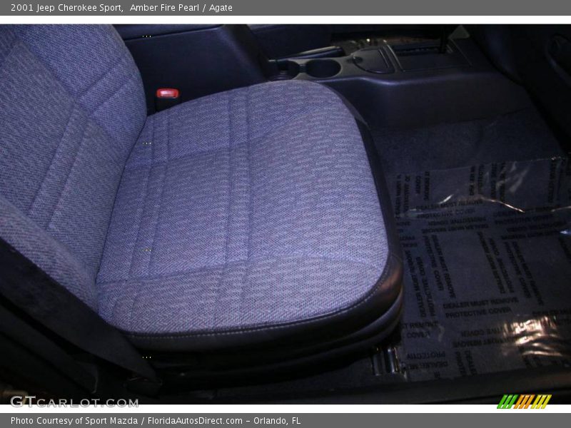 Amber Fire Pearl / Agate 2001 Jeep Cherokee Sport