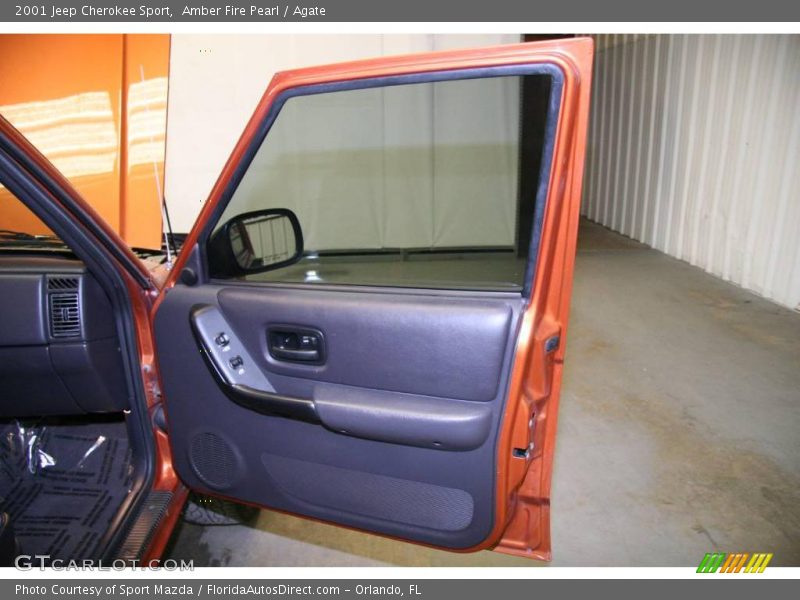 Amber Fire Pearl / Agate 2001 Jeep Cherokee Sport