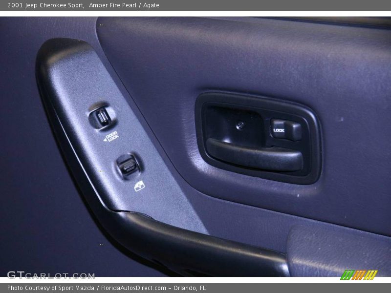 Amber Fire Pearl / Agate 2001 Jeep Cherokee Sport