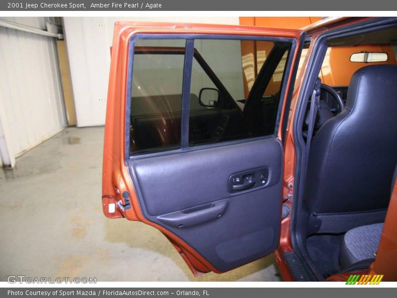 Amber Fire Pearl / Agate 2001 Jeep Cherokee Sport