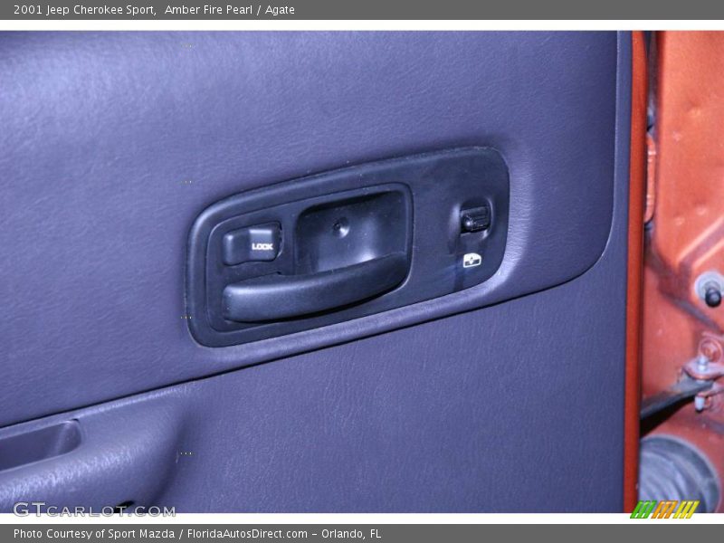 Amber Fire Pearl / Agate 2001 Jeep Cherokee Sport