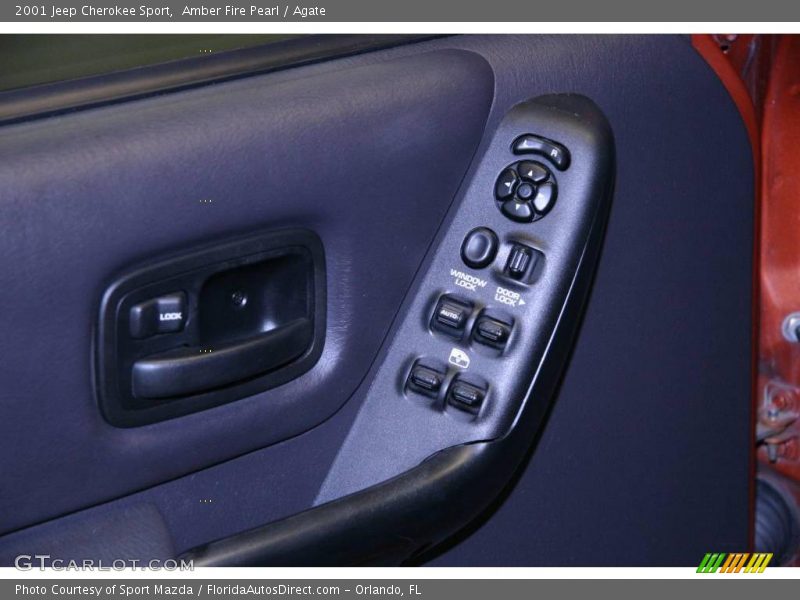 Amber Fire Pearl / Agate 2001 Jeep Cherokee Sport