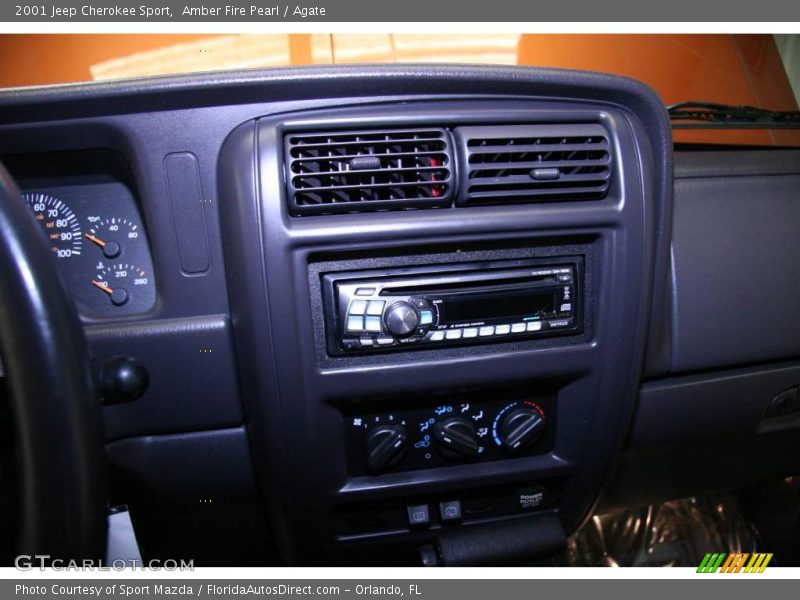 Amber Fire Pearl / Agate 2001 Jeep Cherokee Sport