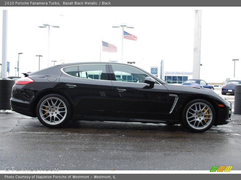 Basalt Black Metallic / Black 2010 Porsche Panamera Turbo